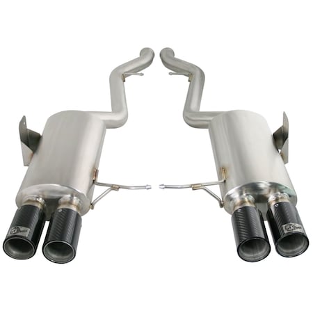 Afe Stainless Steel, With Dual Mufflers, 2.5 Inch Pipe Diameter, Dual Exhaust With Dual Exits 49-36311-C